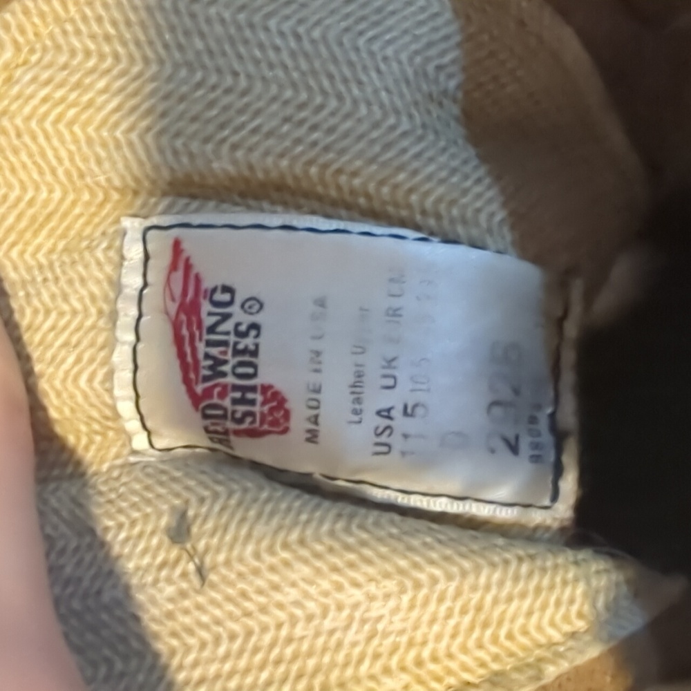 Red Wing Sawmill Boots 11.5 2926 - Picture 5 of 5